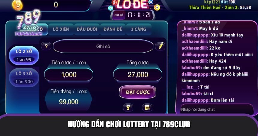 Luật chơi Lottery 789Club rất đơn giản và dễ tiếp cận